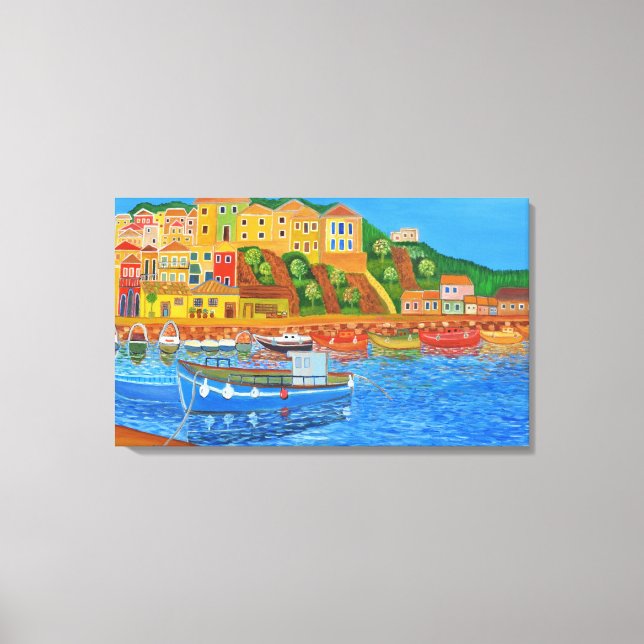 Lienzo Costa Griega 2 (Anverso)