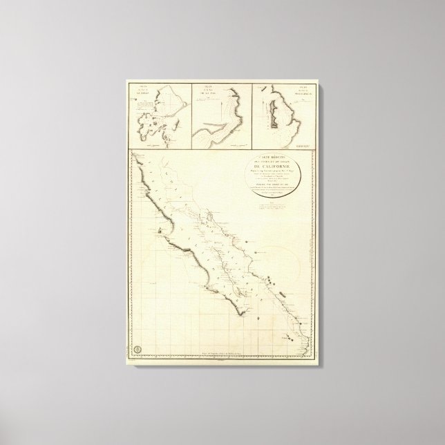 Lienzo Costas de California (Anverso)