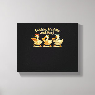 Lienzo Cosy Fall Season Goble Waddle Honk Cute Cot