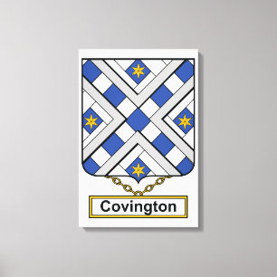 Lienzo Covington Family Crest