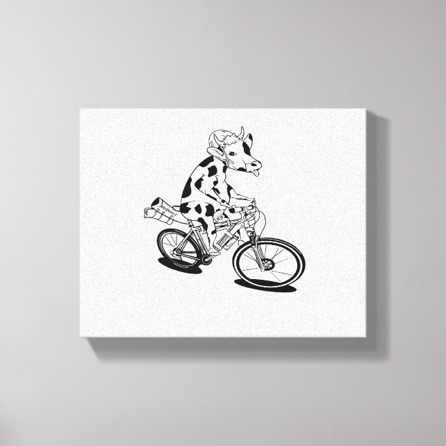 Lienzo Cow Bikepacking Classic T-Shirt (Anverso)