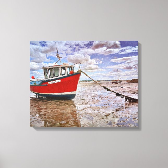 Lienzo Cowbar Lass, Lindisfarne (Anverso)