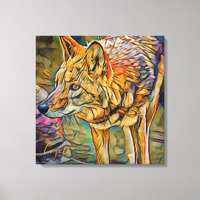 Lienzo Coyote [Premium Canvas] (Anverso)