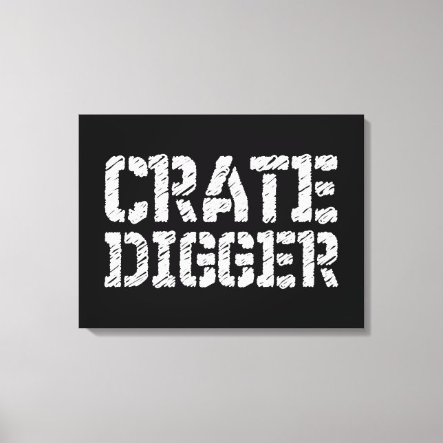 Lienzo Crate Digger (Anverso)