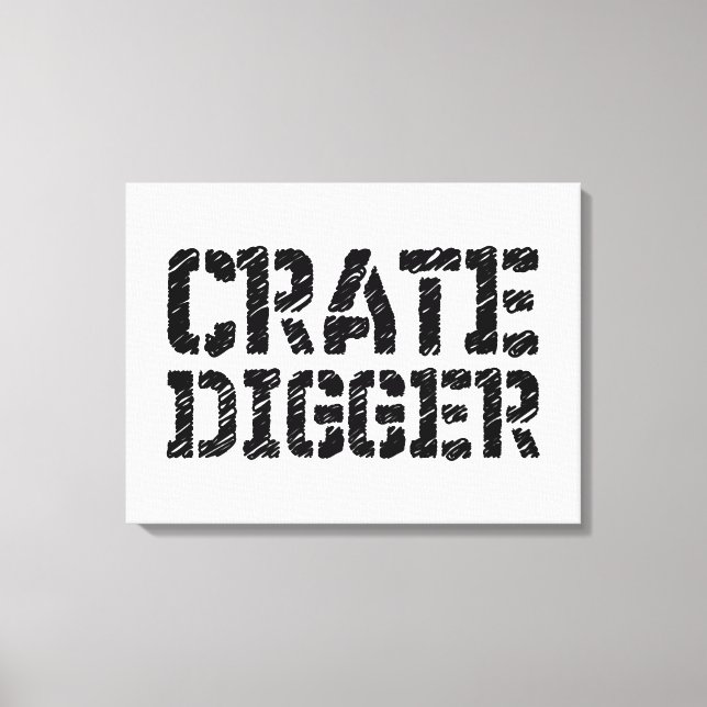 Lienzo Crate Digger (Anverso)