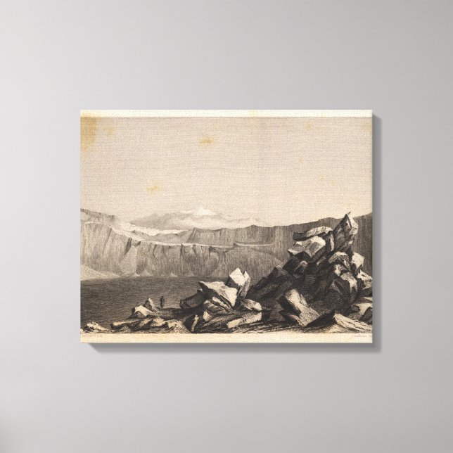 Lienzo Cráter de Mokuaweoweo, Hawaii (Anverso)