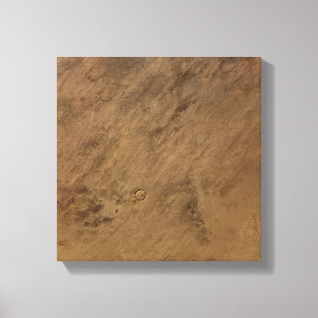 Lienzo Cráter tenoumer en Mauritania (Anverso)