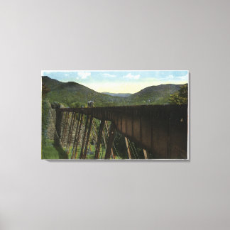 Lienzo Crawford Notch View of Frankenstein Trestle