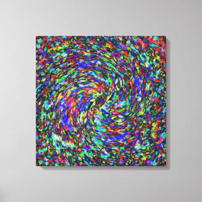 Lienzo Crayon fundido (Anverso)