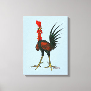 Lienzo Crazy Rooster