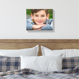 Lienzo Crea la foto de tu hijo personalizada doble cara