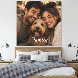Lienzo Crea tu propia familia personalizada
