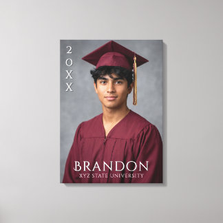 Lienzo Crea tu propia foto de graduación personalizada