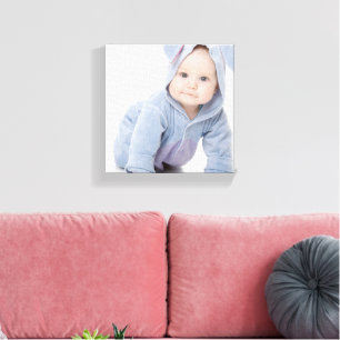 Lienzo Crea tu propia foto moderna personalizada de niños