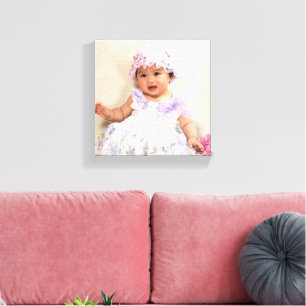 Lienzo Crea tu propia foto moderna personalizada de niños