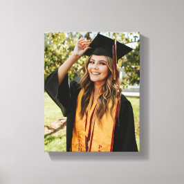 Lienzo Crea Tu Propia Foto Personalizada de Graduado