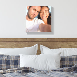 Lienzo Crea tu propia foto personalizada doble cara