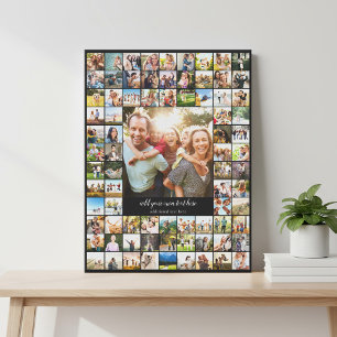 Lienzo Crea tu propio collage de 79 fotos personalizadas