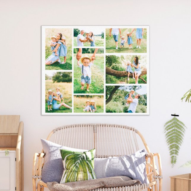 Lienzo Crea tu propio collage de 8 fotos familiares (Subido por el creador)