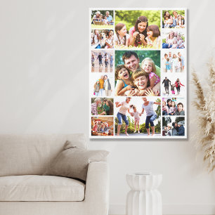 Lienzo Crea tu propio Collage de fotos 15 imágenes en bla