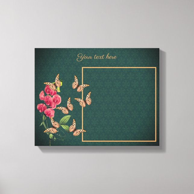 Lienzo Crea Tus Propias Mariposas De Fotografía Y Marco D (Anverso)