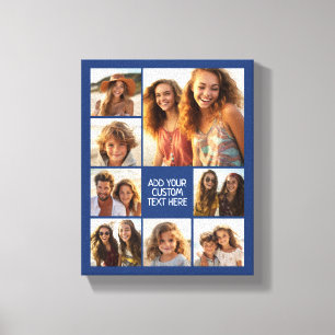 Lienzo Crea un collage de fotos personalizado con 8 fotos