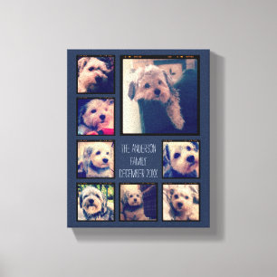 Lienzo Crea un collage de fotos personalizado con 8 fotos