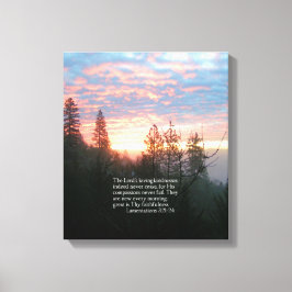 Lienzo Creaciones de biblia cristiana contra escritura