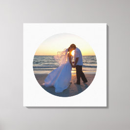 Lienzo Crear su propia forma de círculo Boda foto