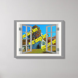 Lienzo Crear su propia vista 🌿 ventana falsa