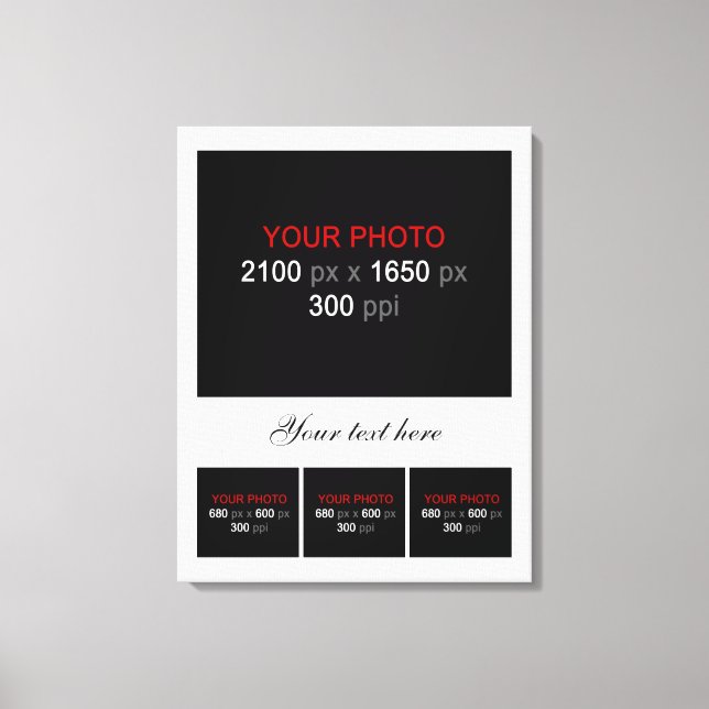 Lienzo Crear su propio Collage de fotos 004 (Anverso)