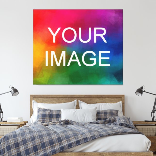Lienzo Crear su propio logotipo fotográfico estirado (Insitu(Dormitorio))