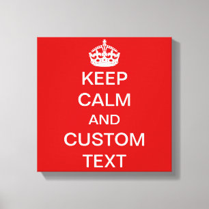 Lienzo Crear su propio mantenimiento de calma y continuar