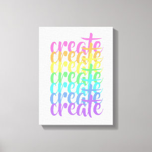 Lienzo "Crear un arcoiris"