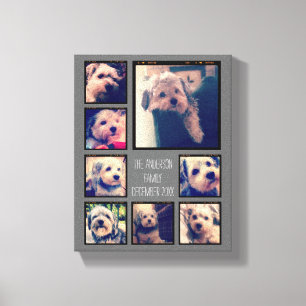 Lienzo Crear un Collage de fotos Personalizado con 8 foto