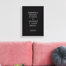 Lienzo Create Your Own Quote Stretched Canvas Print