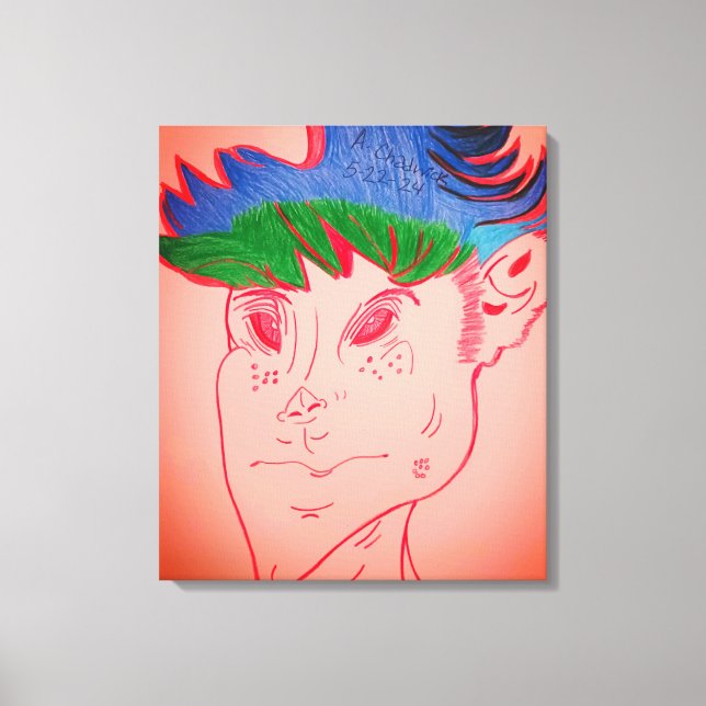 Lienzo Creature Features Animation Stretched Canvas Print (Anverso)