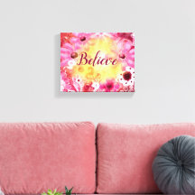 Creer el amarillo rojo rosa floral suntuoso