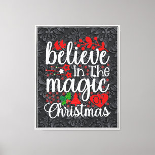 Lienzo Creer en la magia de los Navidades-84604