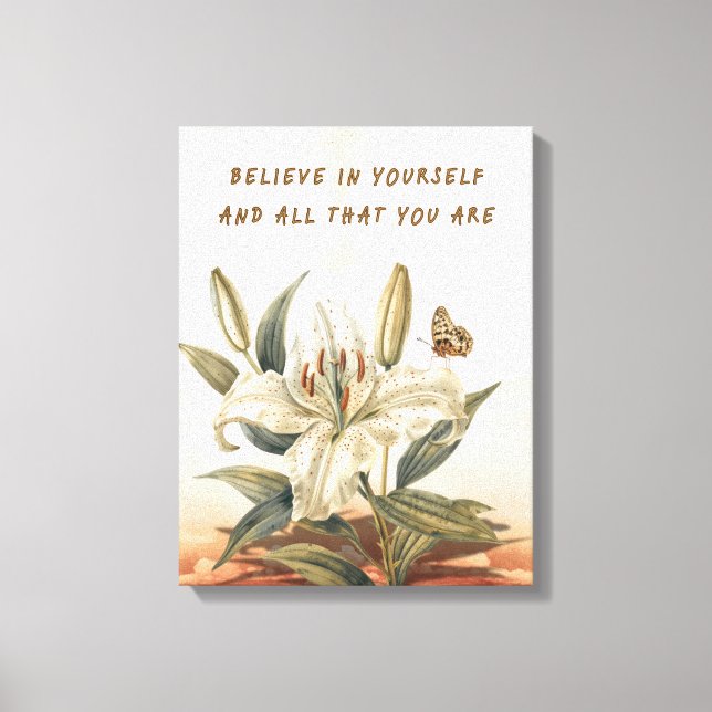 Lienzo Creer En Sí Mismo (Anverso)