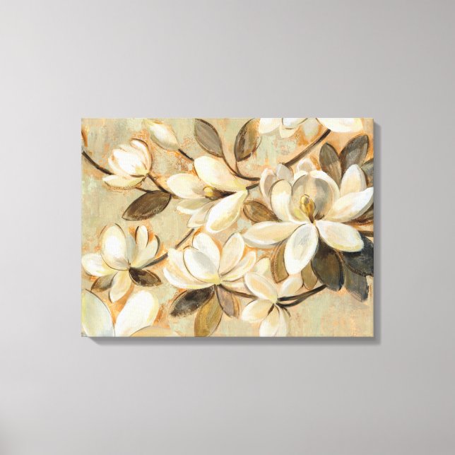 Lienzo Crema de simplicidad de magnolia (Anverso)