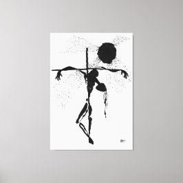 Lienzo Crepúsculo - Dibujo a tinta Y quisieron los infame