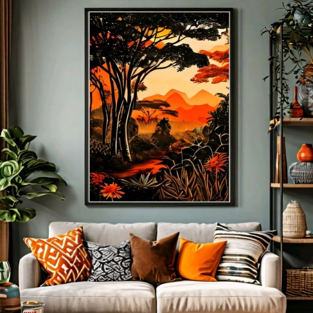 Lienzo Crepúsculo tropical (Subido por el creador)