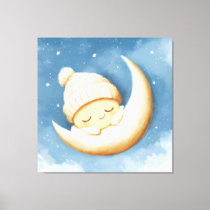 Lienzo Crescent Moon Acogedor de Punto