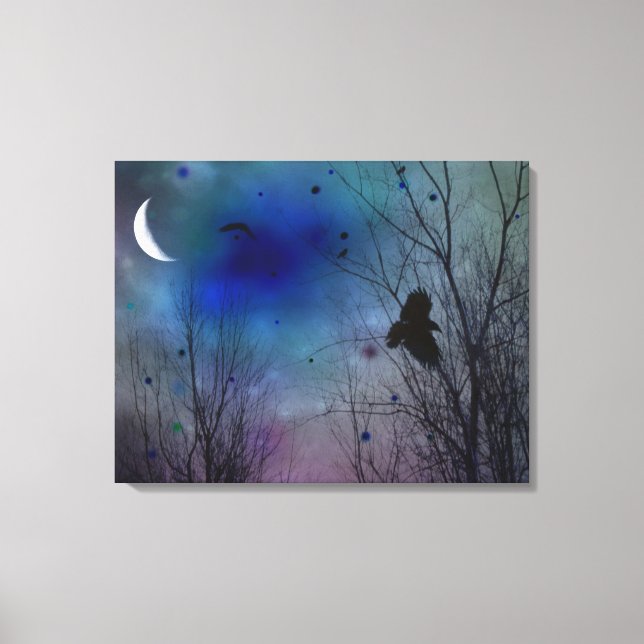 Lienzo Crescent Moon Glow (Anverso)