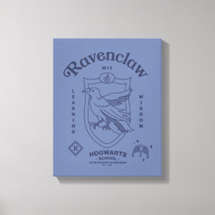 Lienzo Crest de Sabiduría y Ingenio de RAVENCLAW™