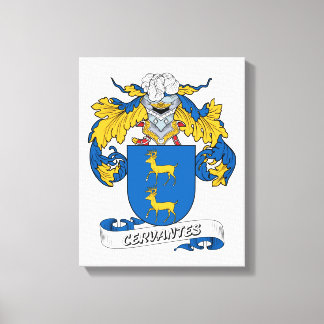 Lienzo Crest familiar Cervantes