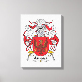 Lienzo Crest familiar de Amaya