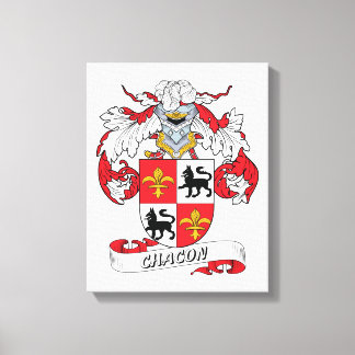 Lienzo Crest familiar de Chacon
