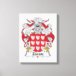 Lienzo Crest familiar de Zarate